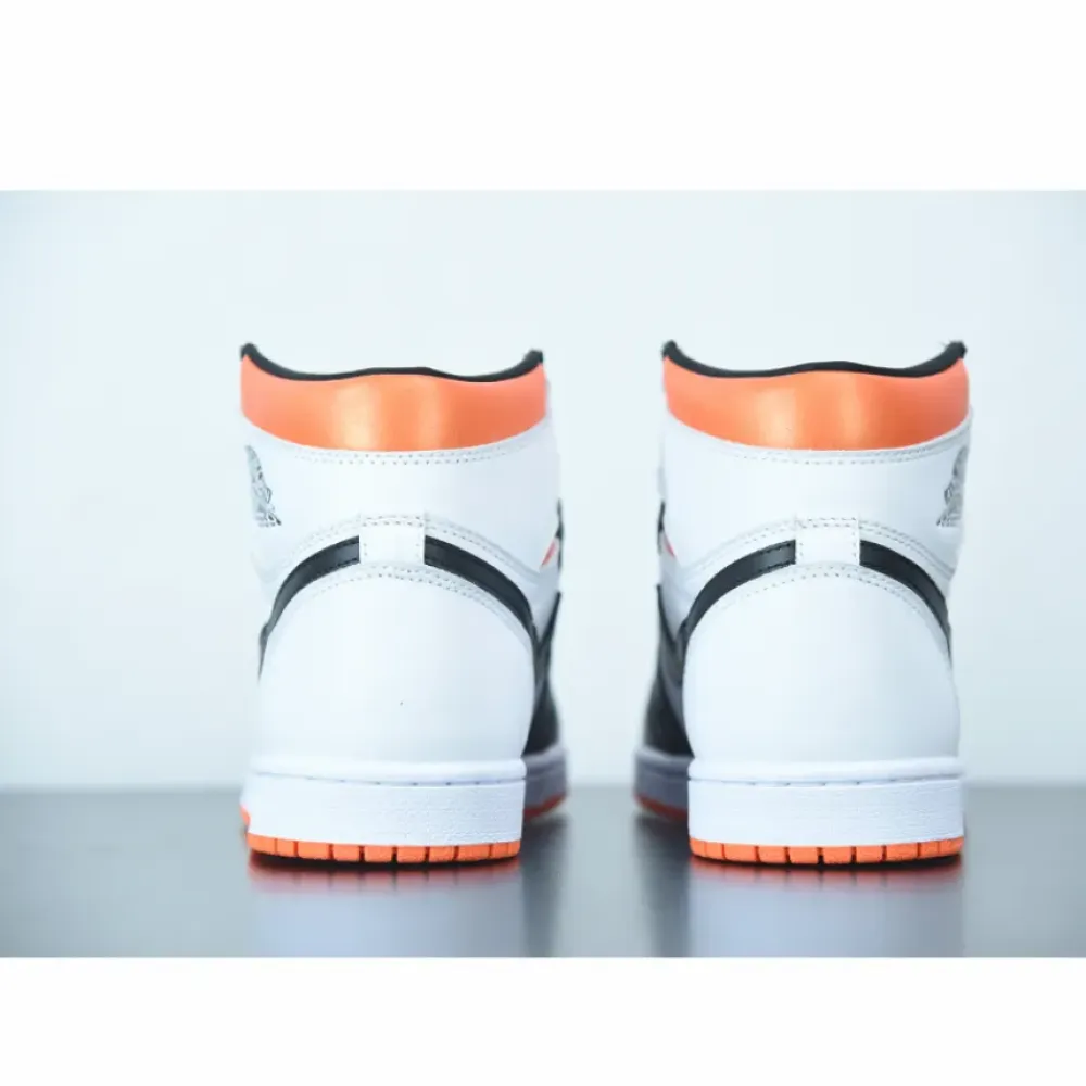 Air Jordan 1 High OG White/Electro Orange-Black  555088-180