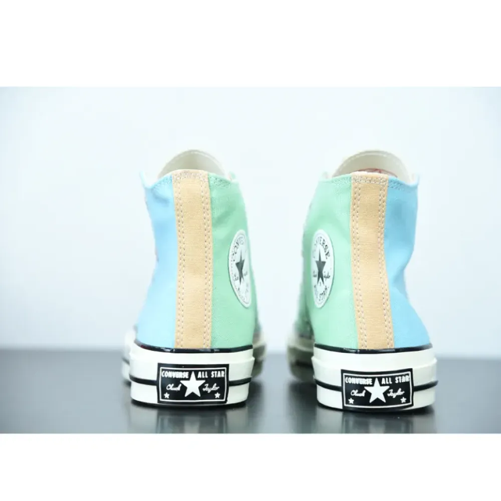 Converse Tri-Panel Chuck 70 High Top Enamel Mint/Cyan Tint 171124C