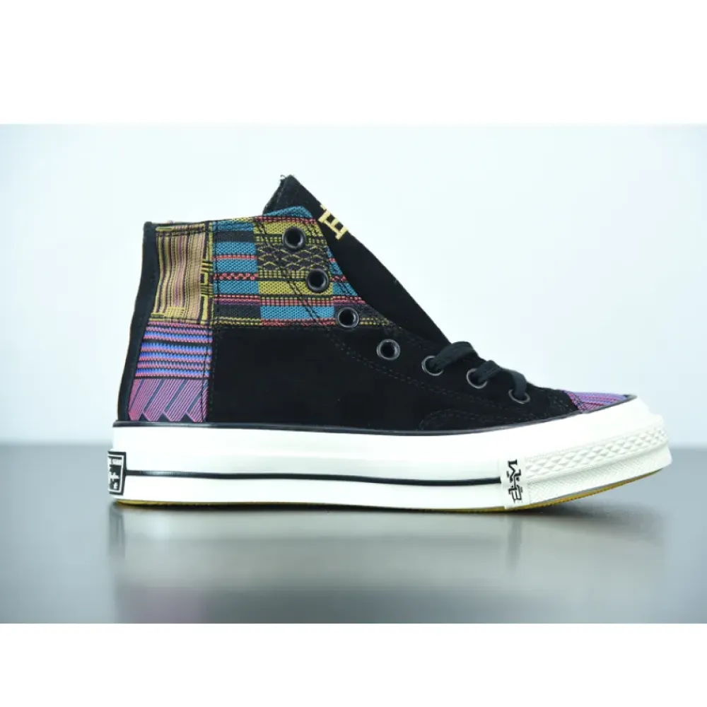 Converse Chuck 70 Hi “BHM” Black/Egret/Yellow  165556C