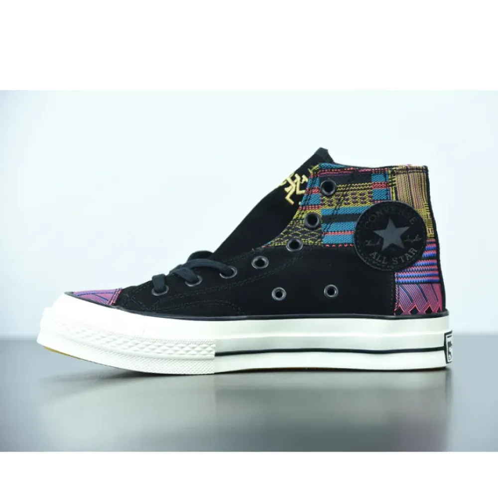 Converse Chuck 70 Hi “BHM” Black/Egret/Yellow  165556C