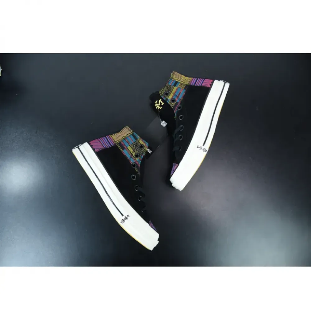 Converse Chuck 70 Hi “BHM” Black/Egret/Yellow  165556C