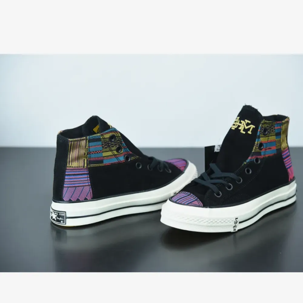 Converse Chuck 70 Hi “BHM” Black/Egret/Yellow  165556C
