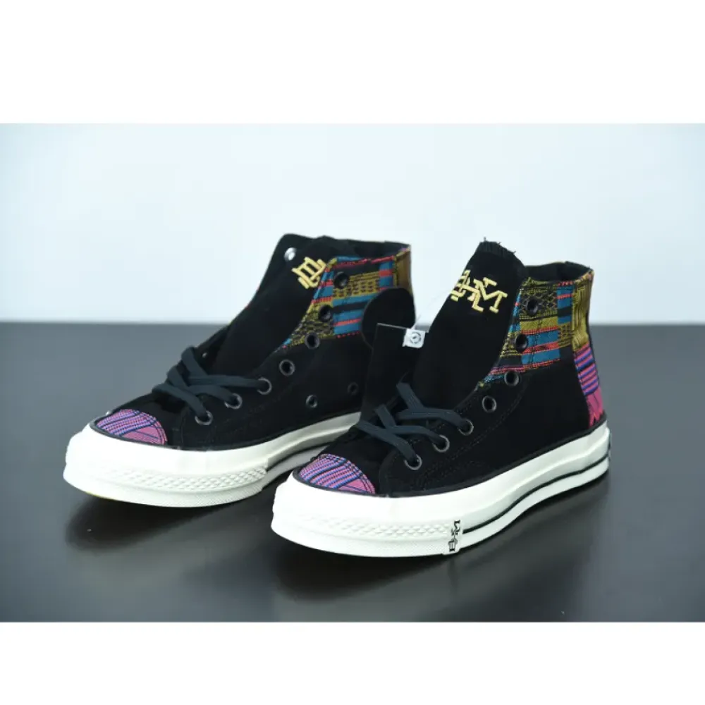 Converse Chuck 70 Hi “BHM” Black/Egret/Yellow  165556C