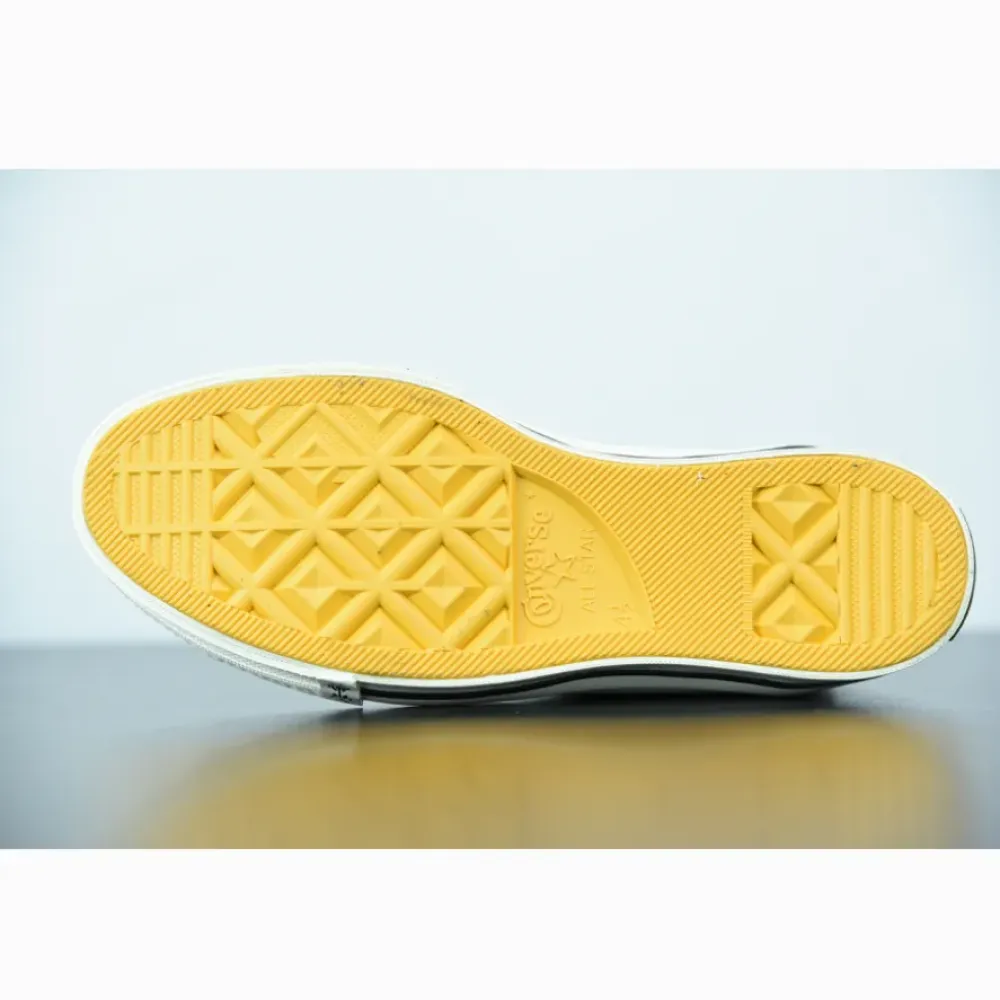 Converse Chuck 70 Hi “BHM” Black/Egret/Yellow  165556C