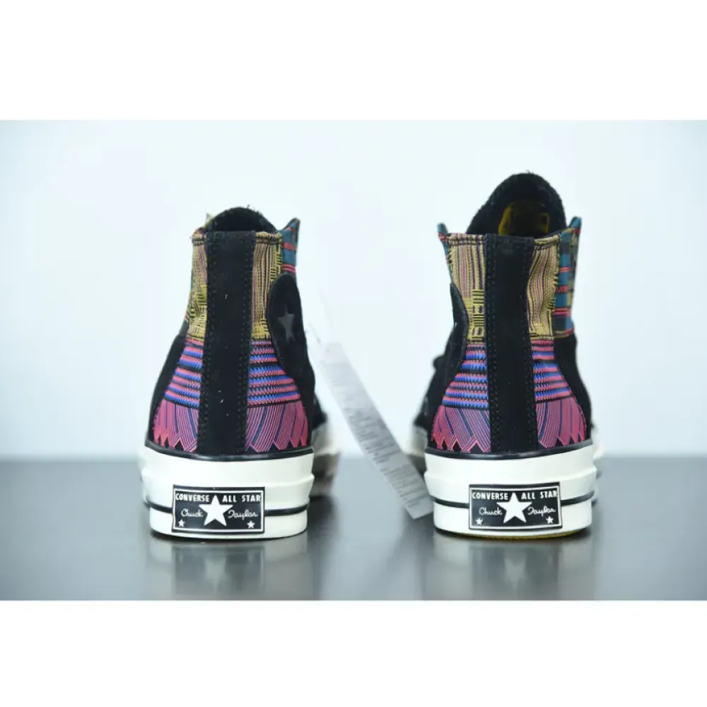 Converse Chuck 70 Hi “BHM” Black/Egret/Yellow  165556C