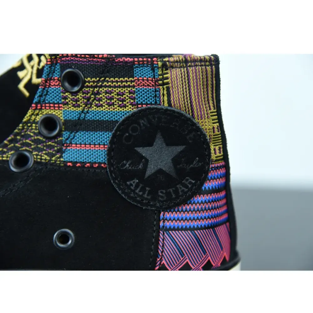 Converse Chuck 70 Hi “BHM” Black/Egret/Yellow  165556C