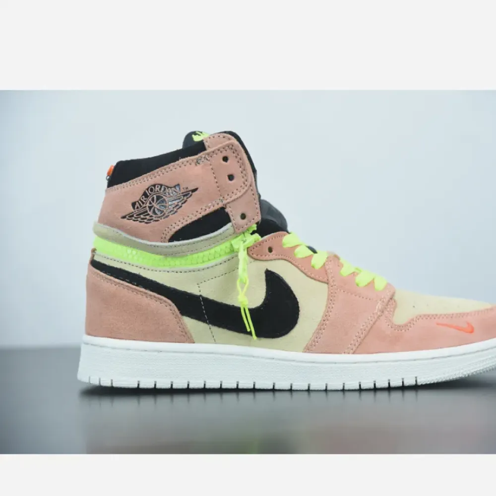 Air Jordan 1 High Switch Peach Neon  CW6576-800