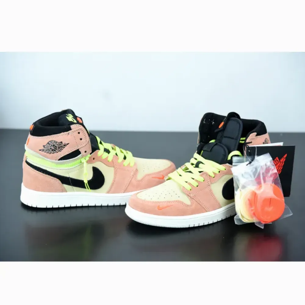Air Jordan 1 High Switch Peach Neon  CW6576-800