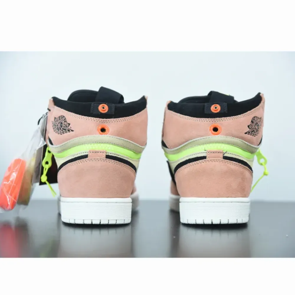 Air Jordan 1 High Switch Peach Neon  CW6576-800