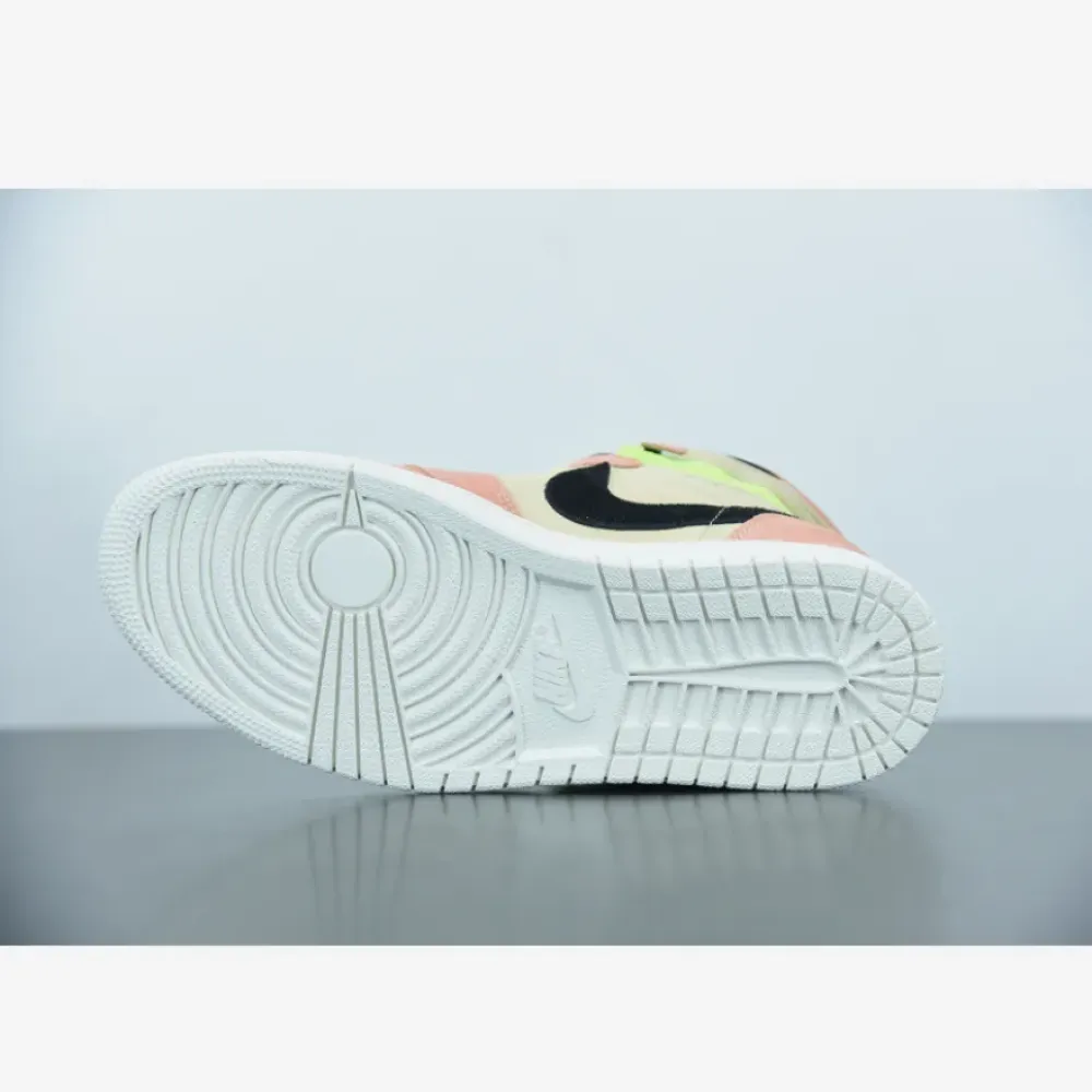 Air Jordan 1 High Switch Peach Neon  CW6576-800