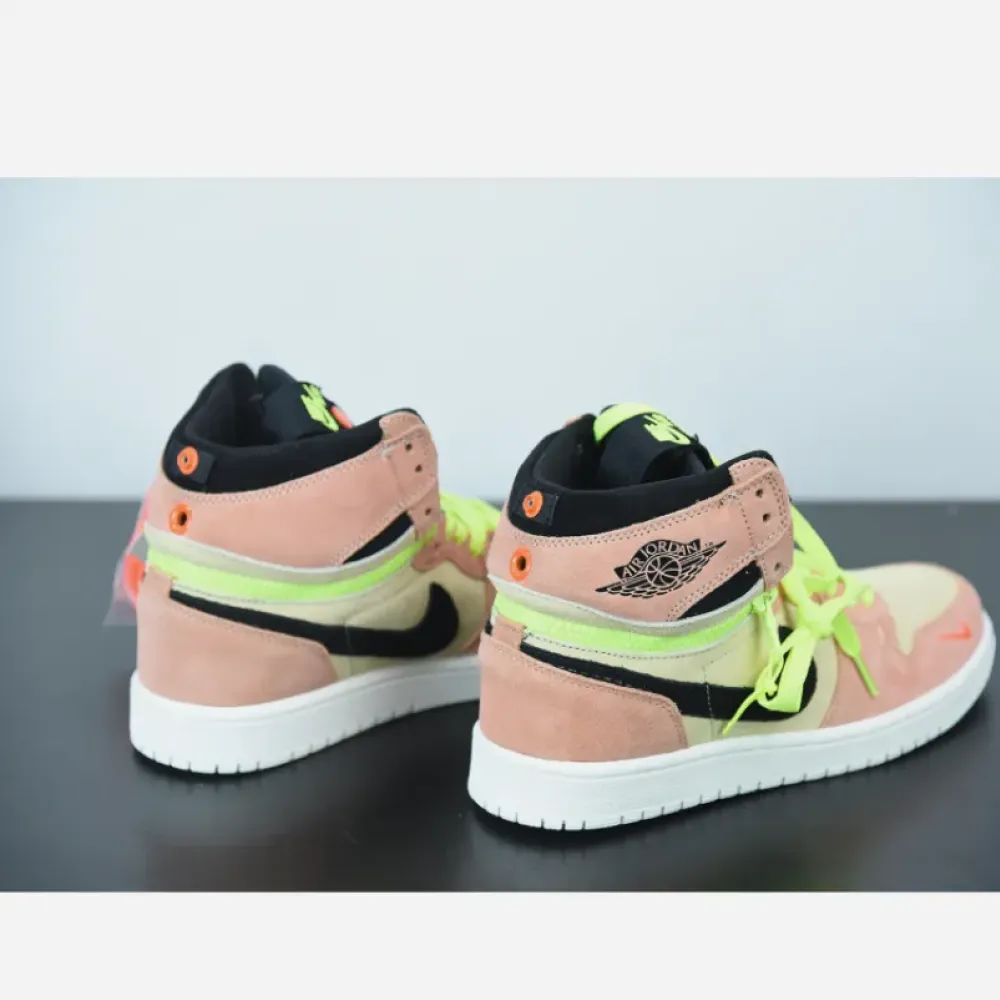 Air Jordan 1 High Switch Peach Neon  CW6576-800