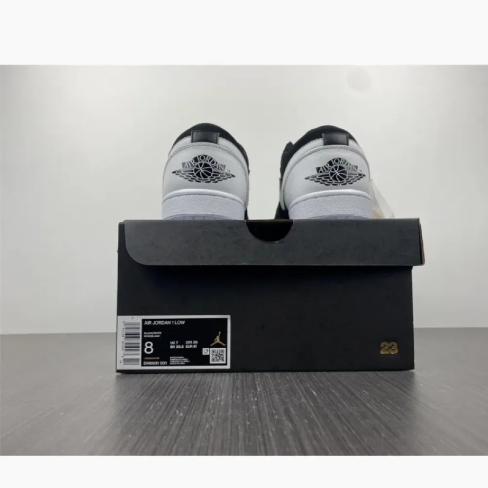 Air Jordan 1 Low Black White  DH6931-001