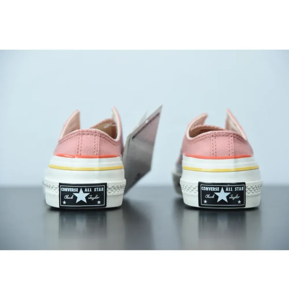 Converse Colorblock Chuck 70 Low Top Pink Quartz/Bright Poppy 570788C