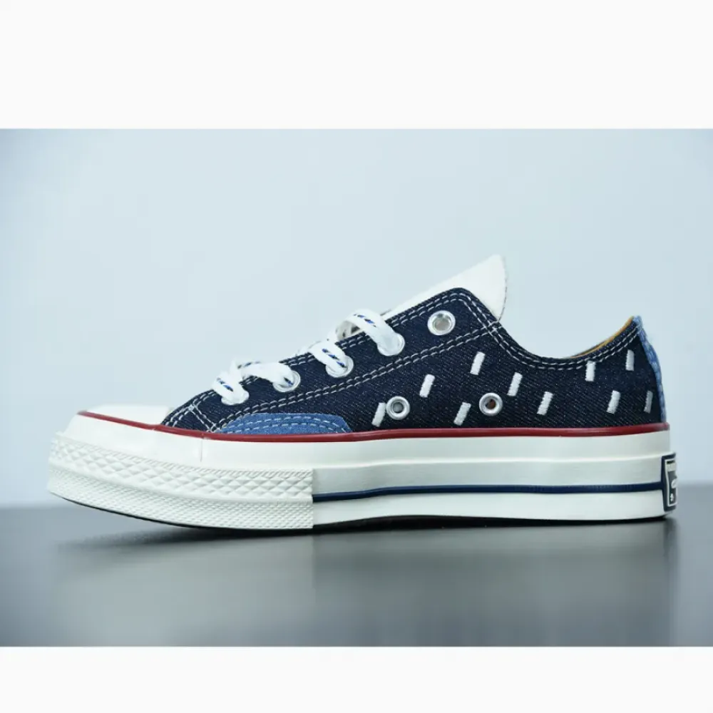 Converse Indigo Boro Chuck 70 Low Top Midnight Navy/Egret/Garnet 171065C