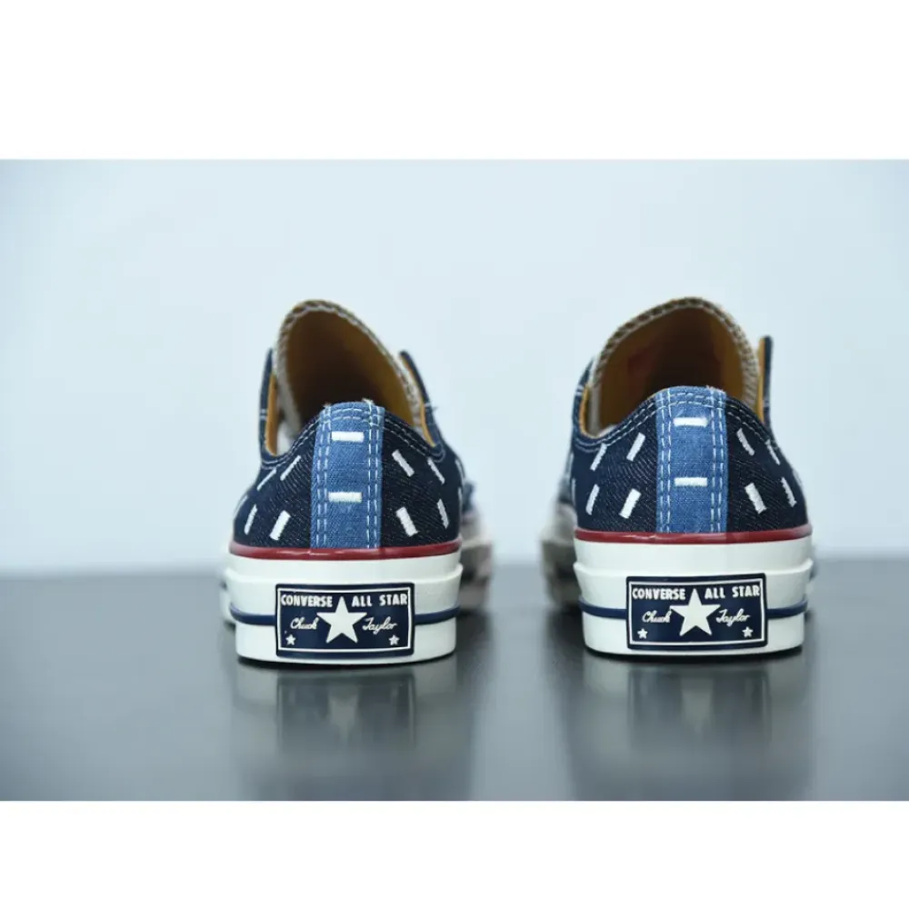 Converse Indigo Boro Chuck 70 Low Top Midnight Navy/Egret/Garnet 171065C