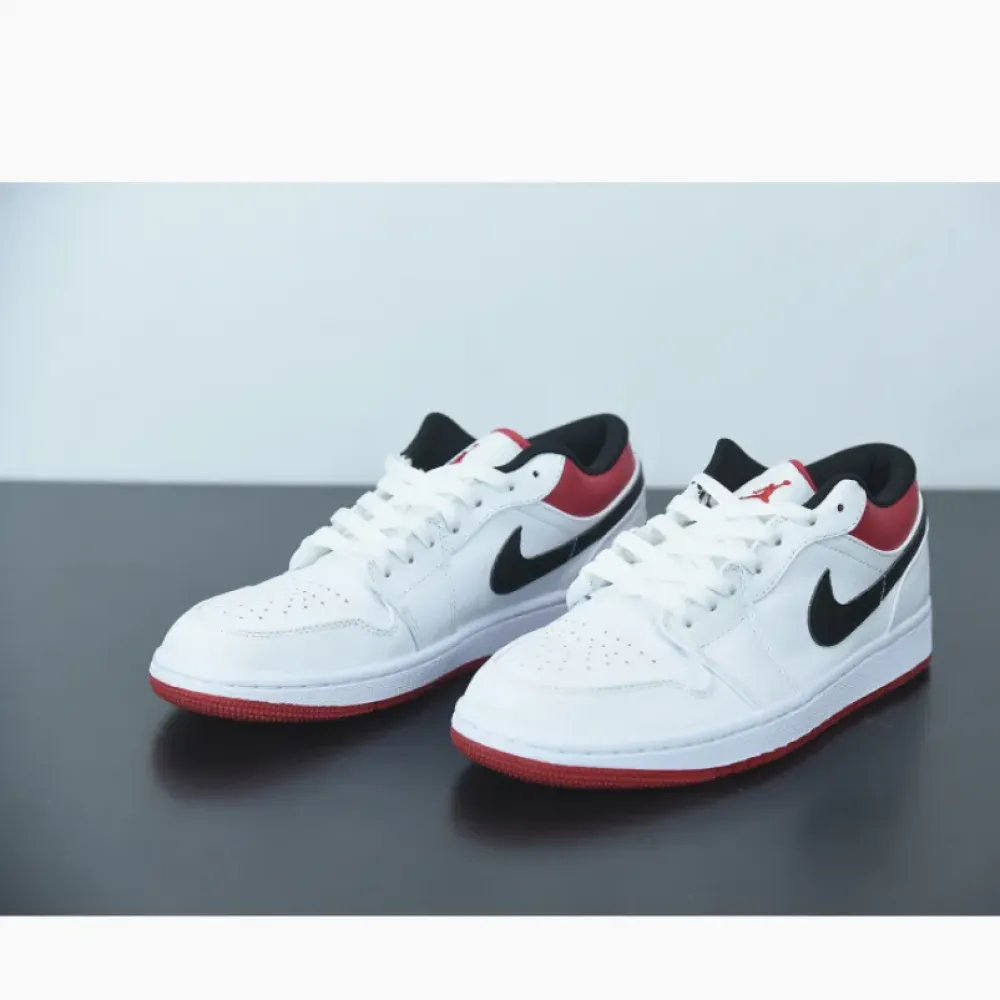 Air Jordan 1 Low ‘White Gym Red’  553560-118