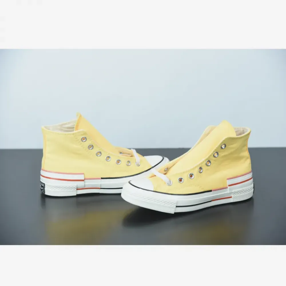 Converse Colorblock Chuck 70 High Top Citron Pulse/Pink Quartz/Egret 570787C