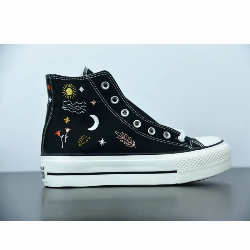 Converse Chuck Taylor All Star Platform It’s Okay To Wander Hi Black 571085C