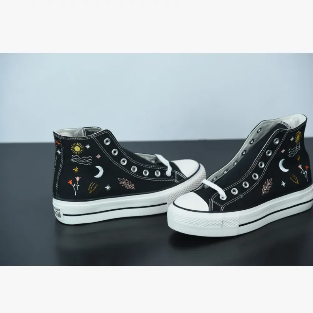 Converse Chuck Taylor All Star Platform It’s Okay To Wander Hi Black 571085C