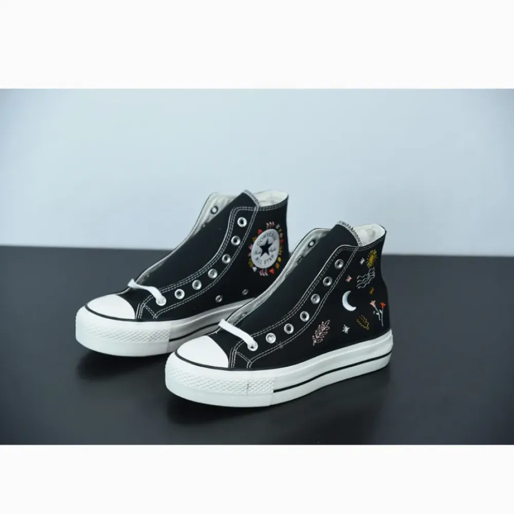 Converse Chuck Taylor All Star Platform It’s Okay To Wander Hi Black 571085C
