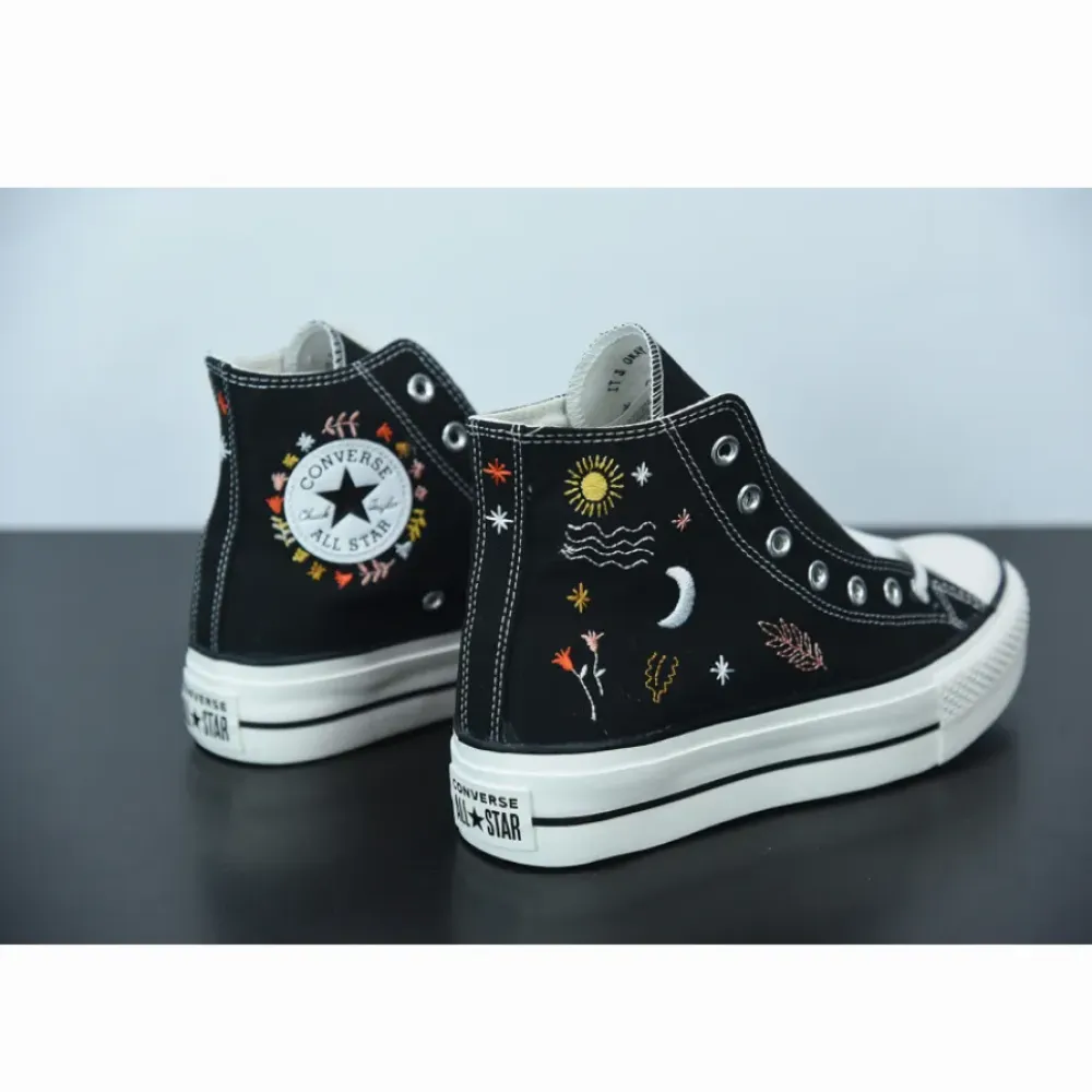 Converse Chuck Taylor All Star Platform It’s Okay To Wander Hi Black 571085C