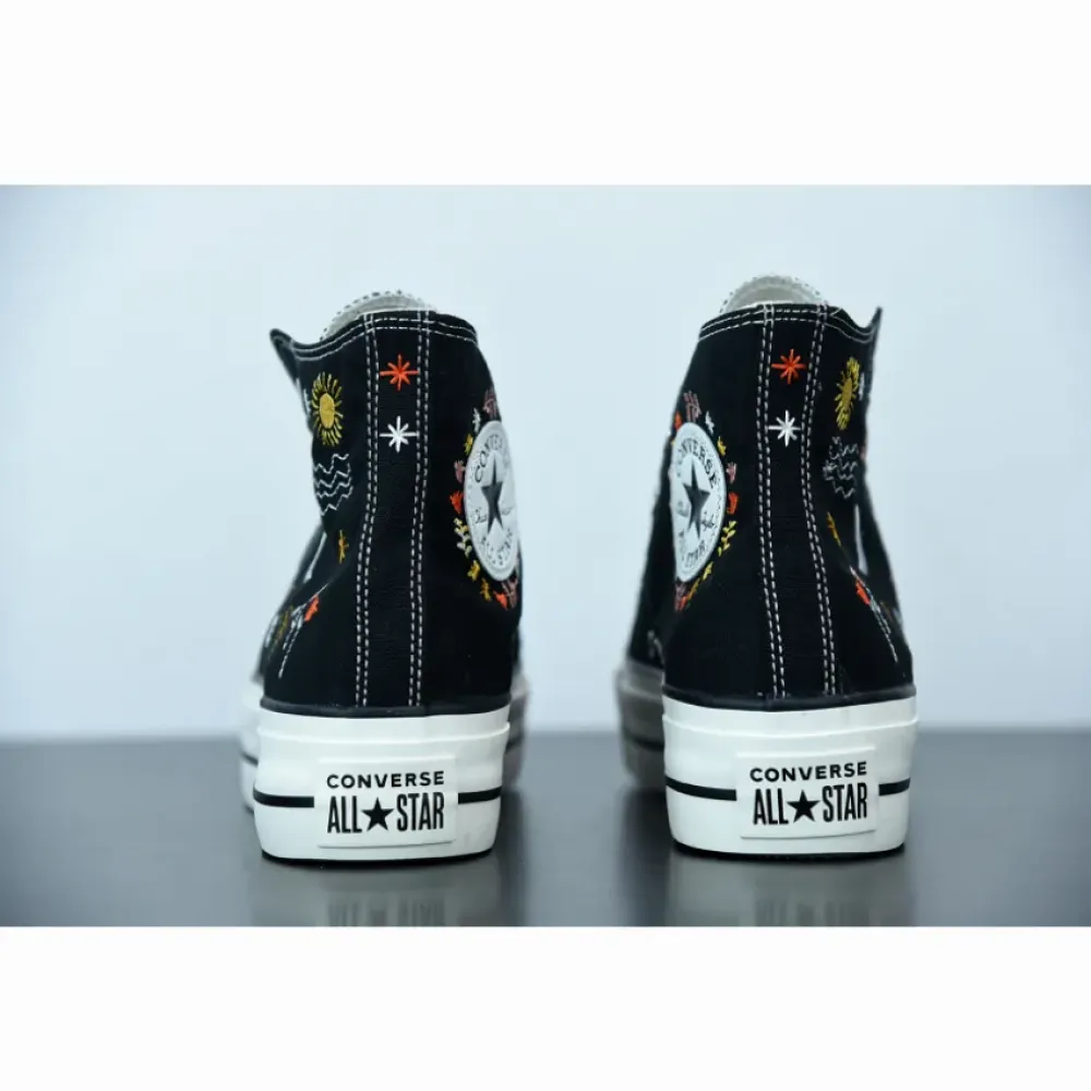 Converse Chuck Taylor All Star Platform It’s Okay To Wander Hi Black 571085C