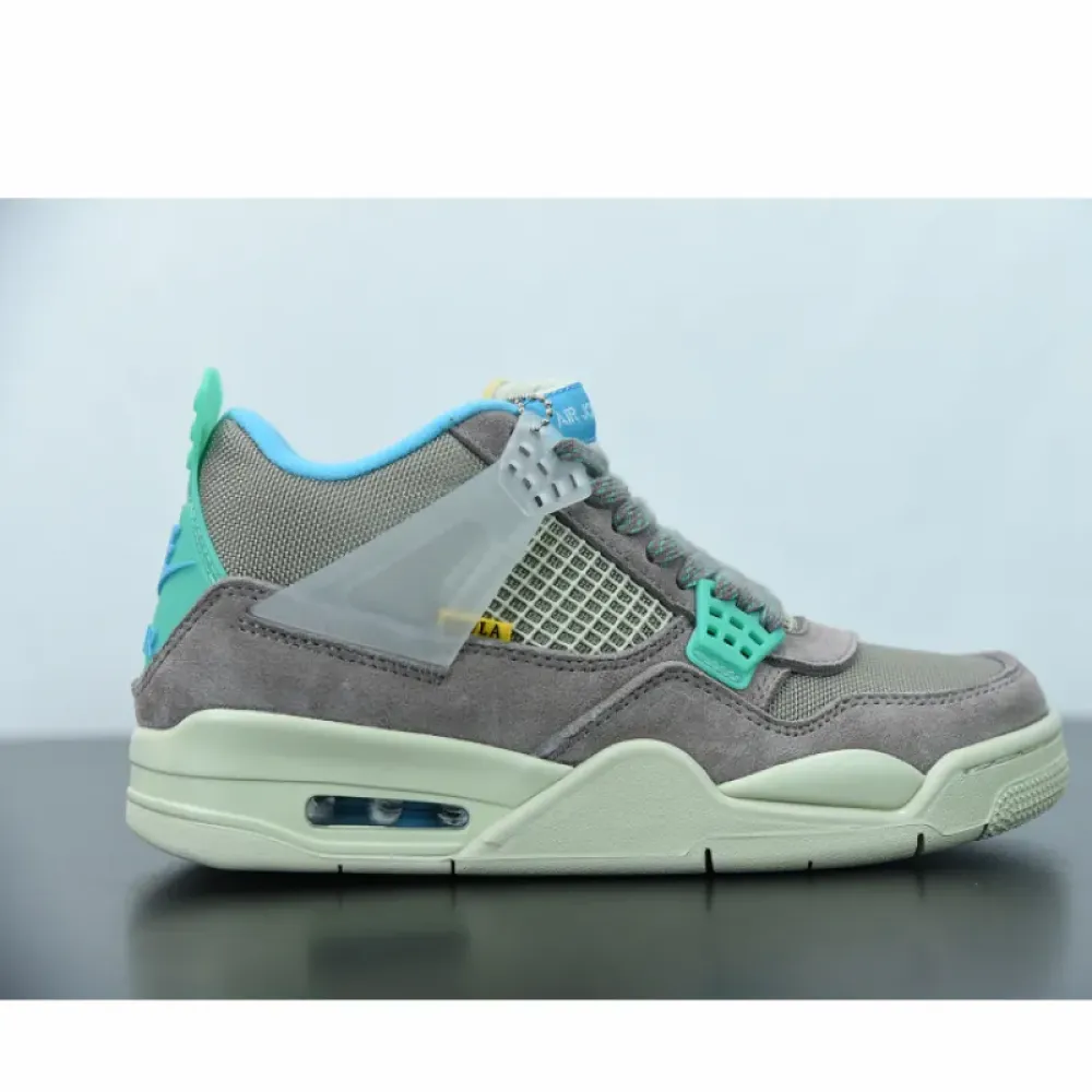 Union x Air Jordan 4 “30th Anniversary” Taupe Haze/Blue Fury-Khaki-Roma Green DJ5718-242