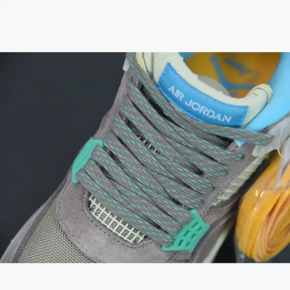 Union x Air Jordan 4 “30th Anniversary” Taupe Haze/Blue Fury-Khaki-Roma Green DJ5718-242