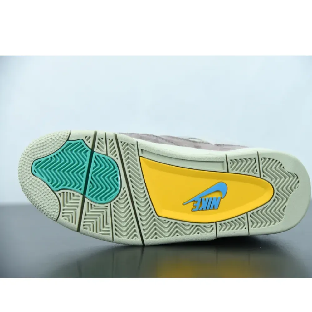 Union x Air Jordan 4 “30th Anniversary” Taupe Haze/Blue Fury-Khaki-Roma Green DJ5718-242