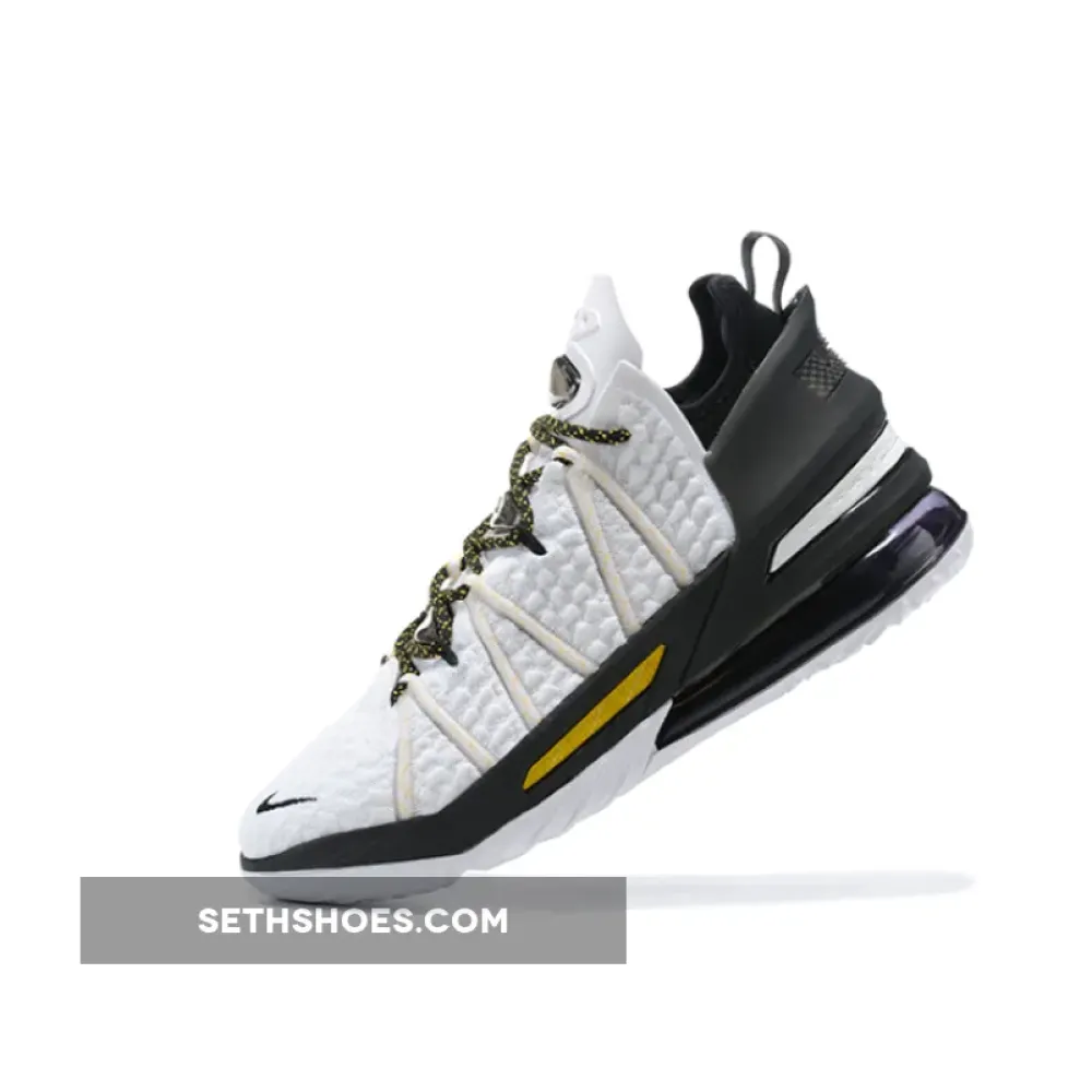 Nike LeBron 18 ‘Home’ White/Amarillo-Black  CQ9283-100