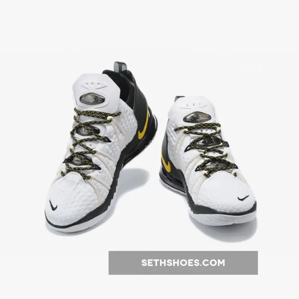 Nike LeBron 18 ‘Home’ White/Amarillo-Black  CQ9283-100