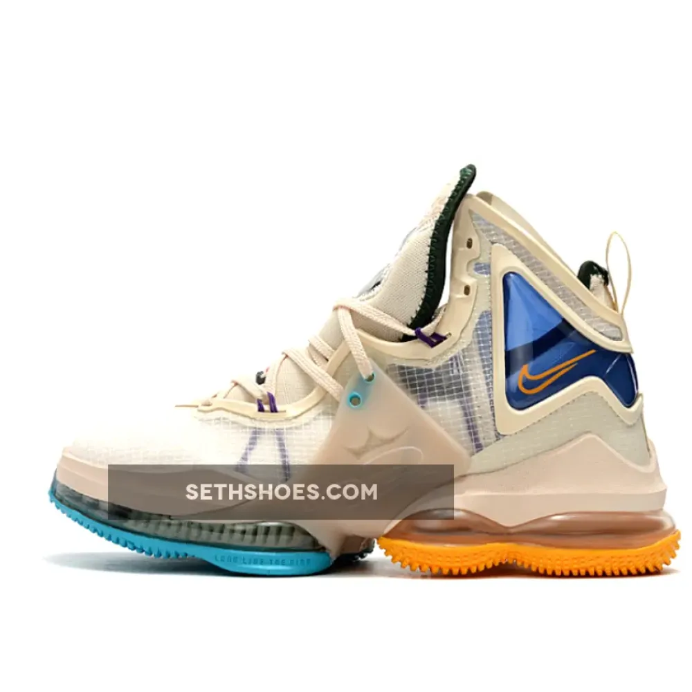 Nike Lebron 19 ’Minneapolis Lakers‘ Cream/Blue-Gold  DC9341-200