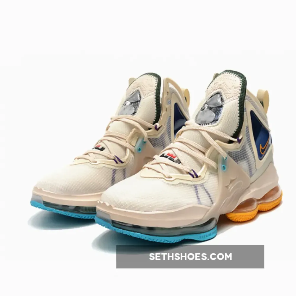 Nike Lebron 19 ’Minneapolis Lakers‘ Cream/Blue-Gold  DC9341-200