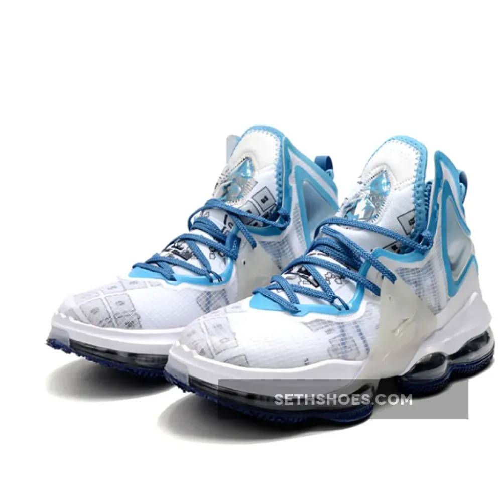 Nike LeBron 19 ‘Space Jam’ White/Blue  DC9338-100