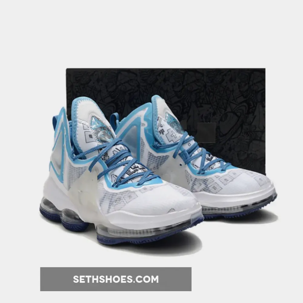 Nike LeBron 19 ‘Space Jam’ White/Blue  DC9338-100