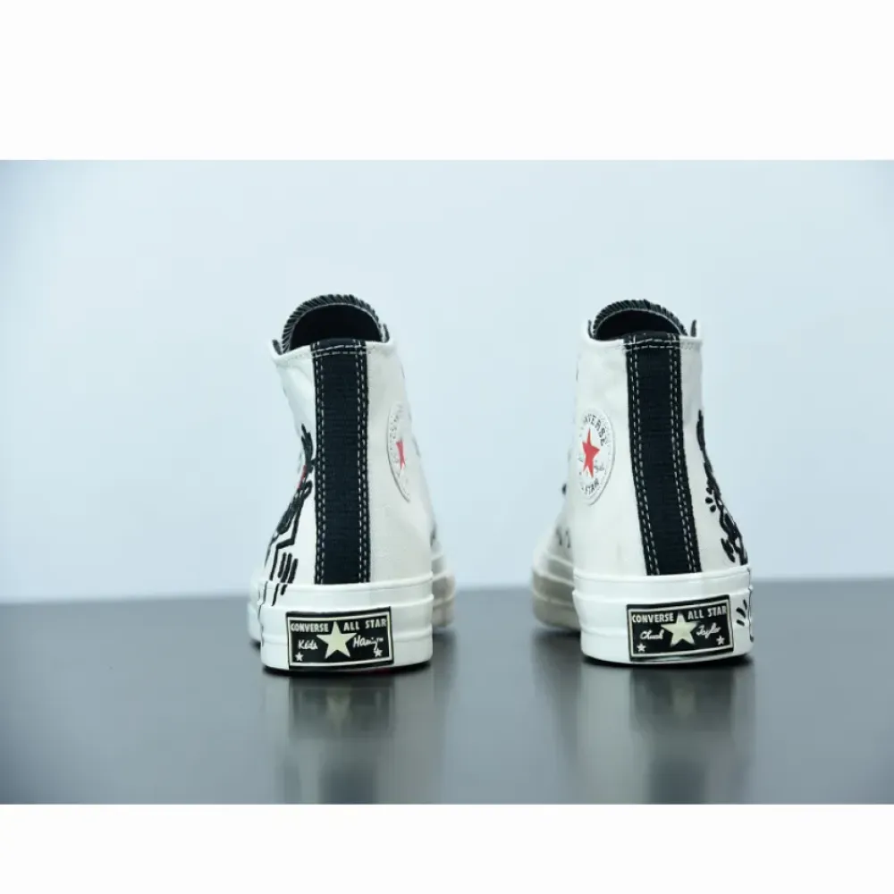Converse x Keith Haring Chuck 70 High Top Egret/Black/Red 171858C