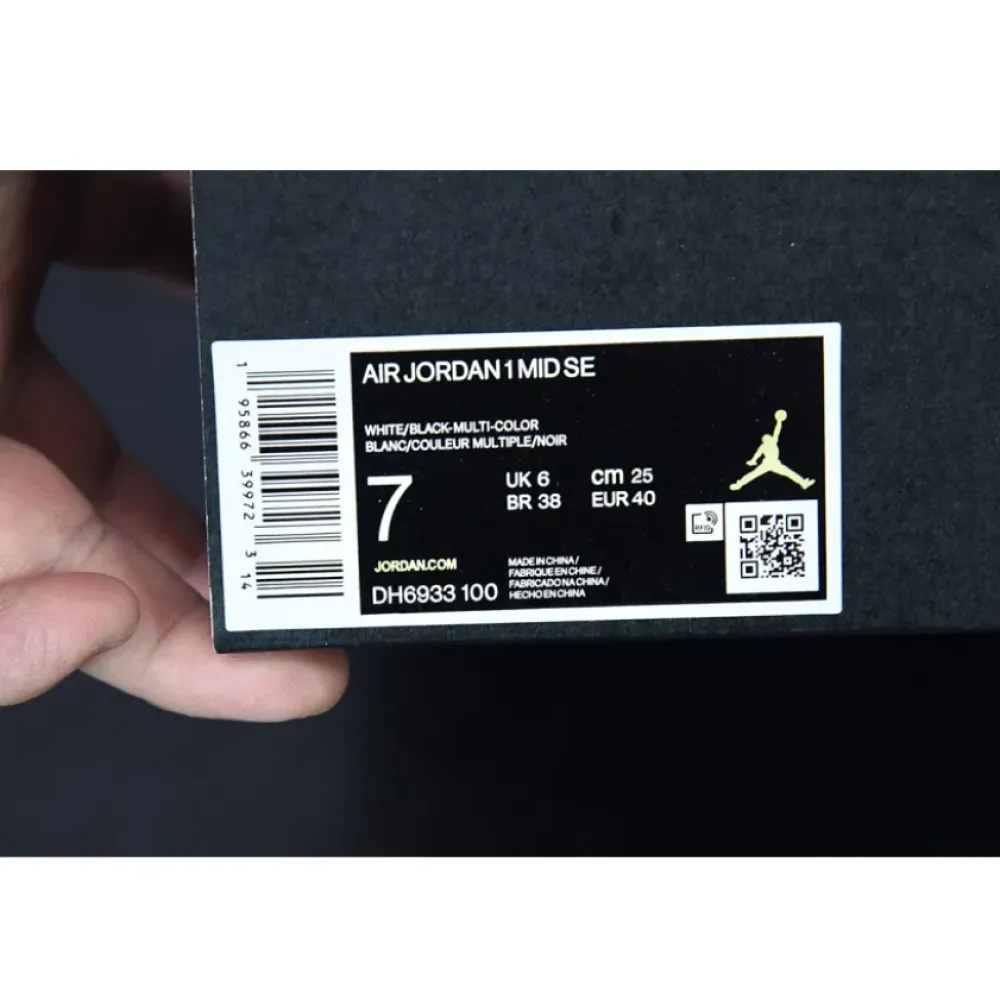 Air Jordan 1 Mid “Diamond Shorts”  DH6933-100