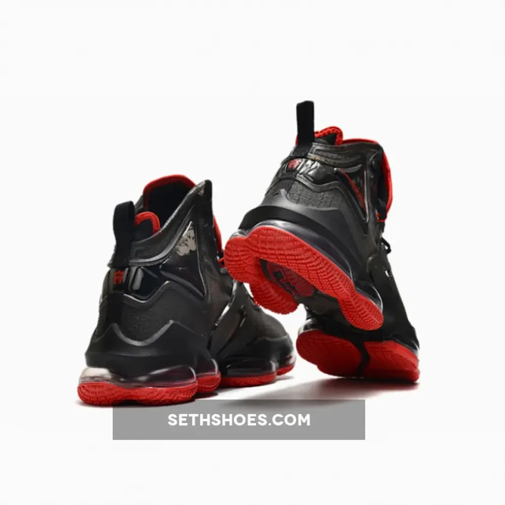 Nike LeBron 19 “Bred” Black Red  DC9340-001