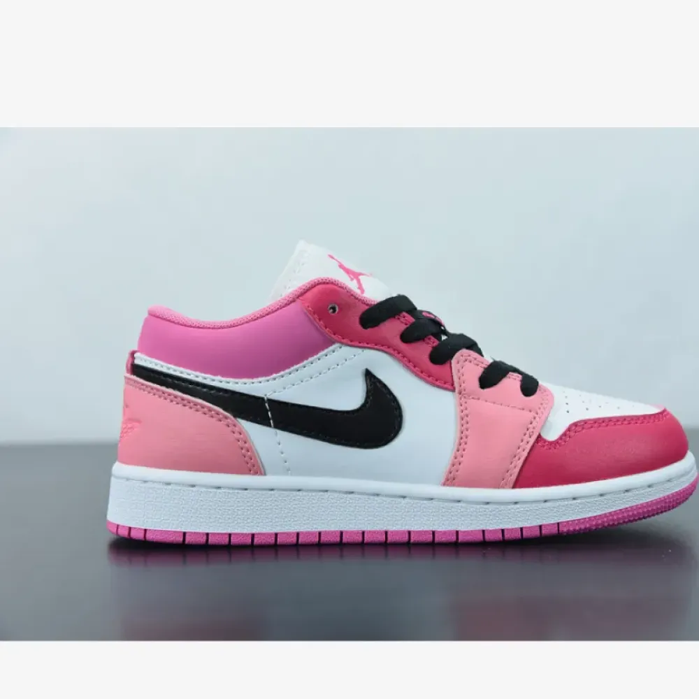 Air Jordan 1 Low Pinksicle/Rush Pink-Red  553560-162