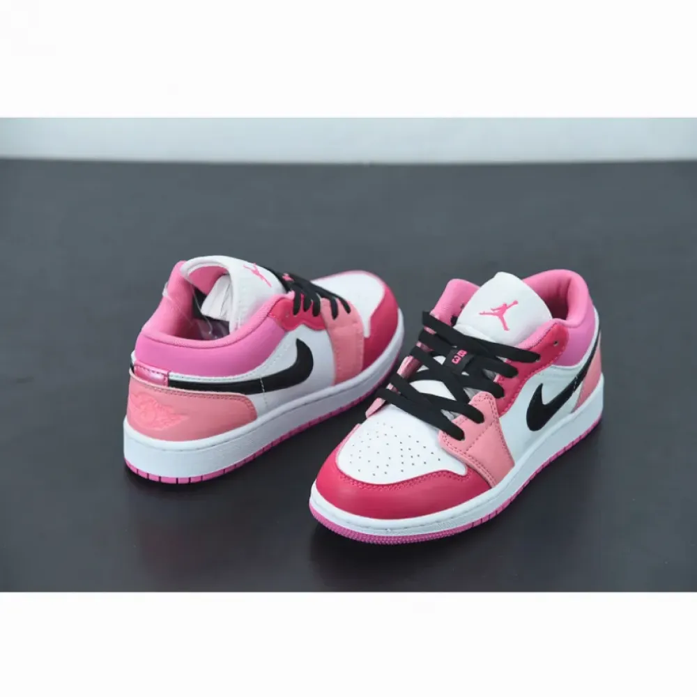 Air Jordan 1 Low Pinksicle/Rush Pink-Red  553560-162