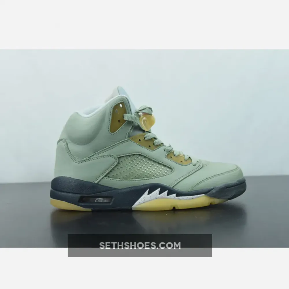 Air Jordan 5 Jade Horizon/Light Silver-Black-Pink Glaze  DC7501-300