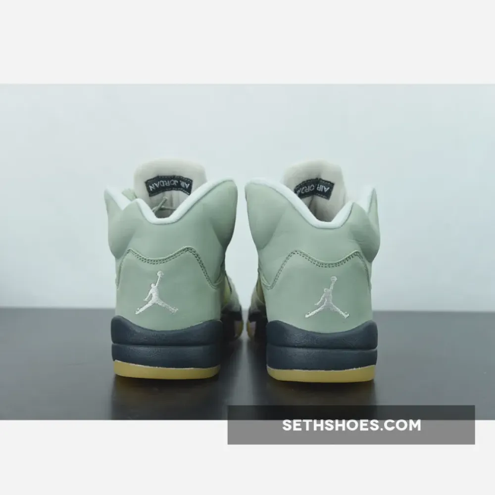 Air Jordan 5 Jade Horizon/Light Silver-Black-Pink Glaze  DC7501-300