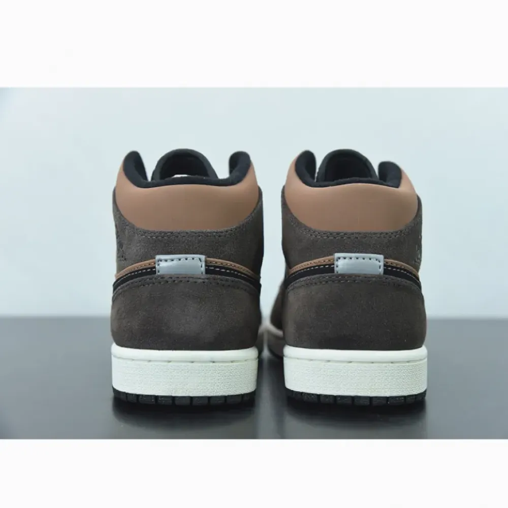 Air Jordan 1 Mid ‘Earth Tone’ Dark Chocolate  DC7294-200