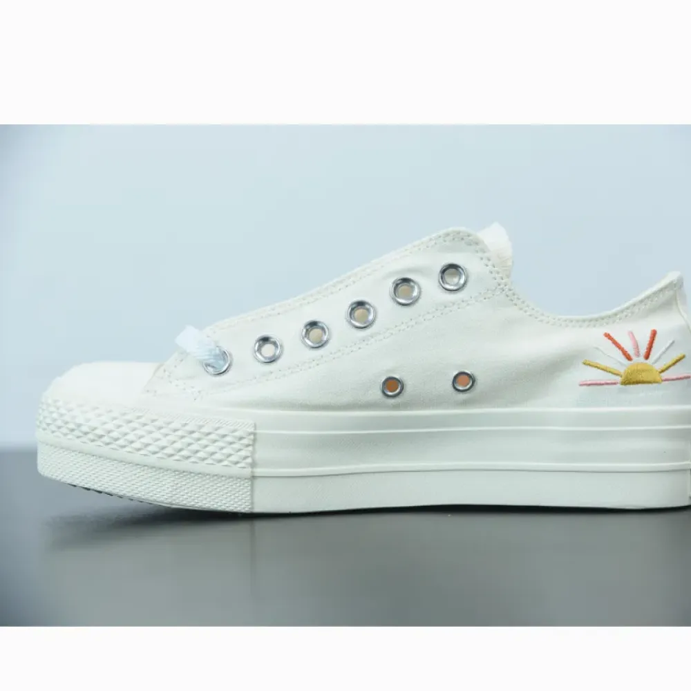 Converse Summer Spirit Platform Chuck Taylor All Star Low Top White 571924C