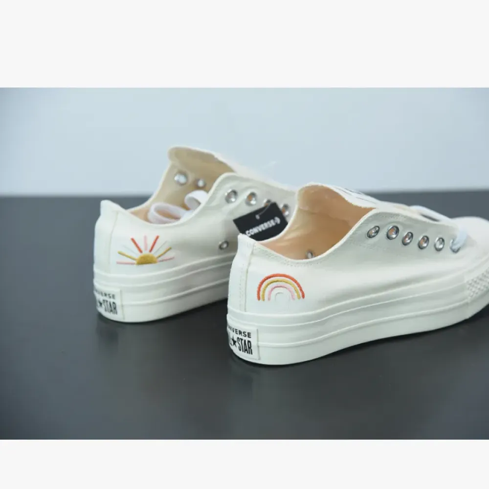 Converse Summer Spirit Platform Chuck Taylor All Star Low Top White 571924C