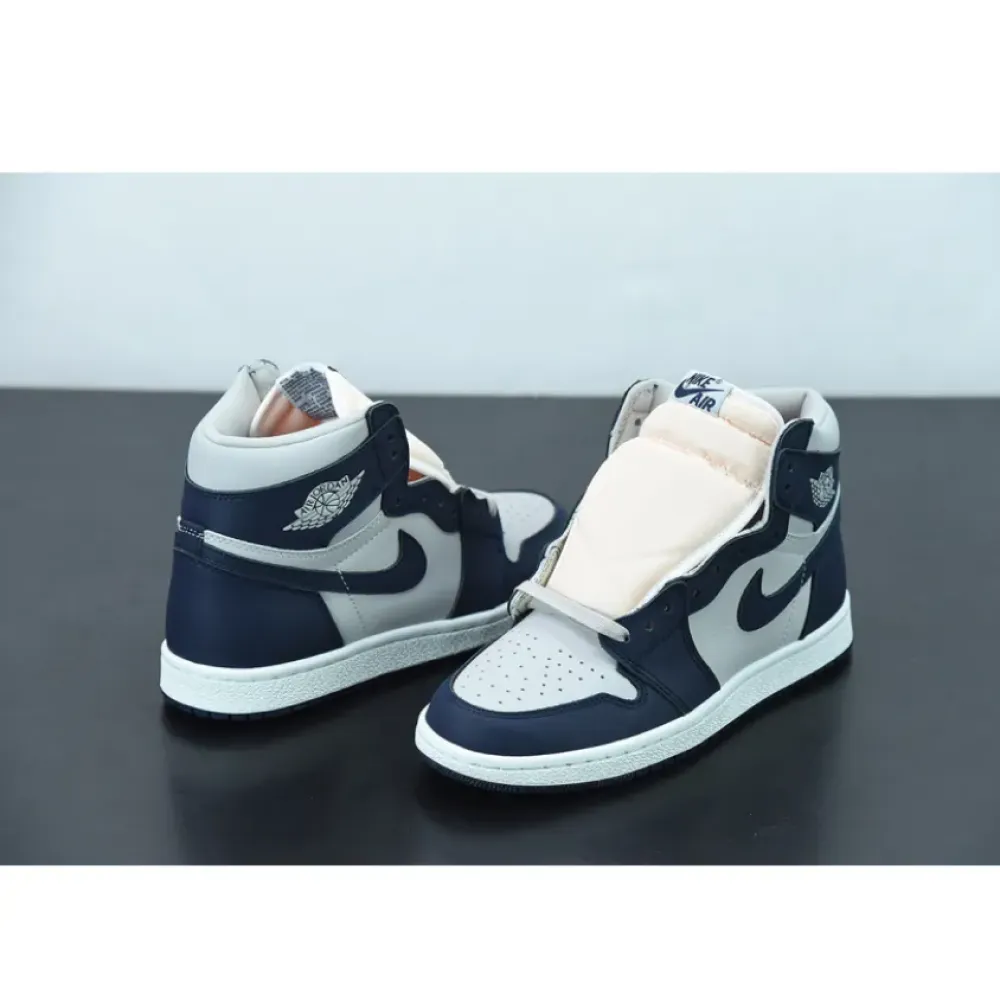 Air Jordan 1 High 85 ‘Georgetown’ College Navy/White-Tech Grey BQ4422-400