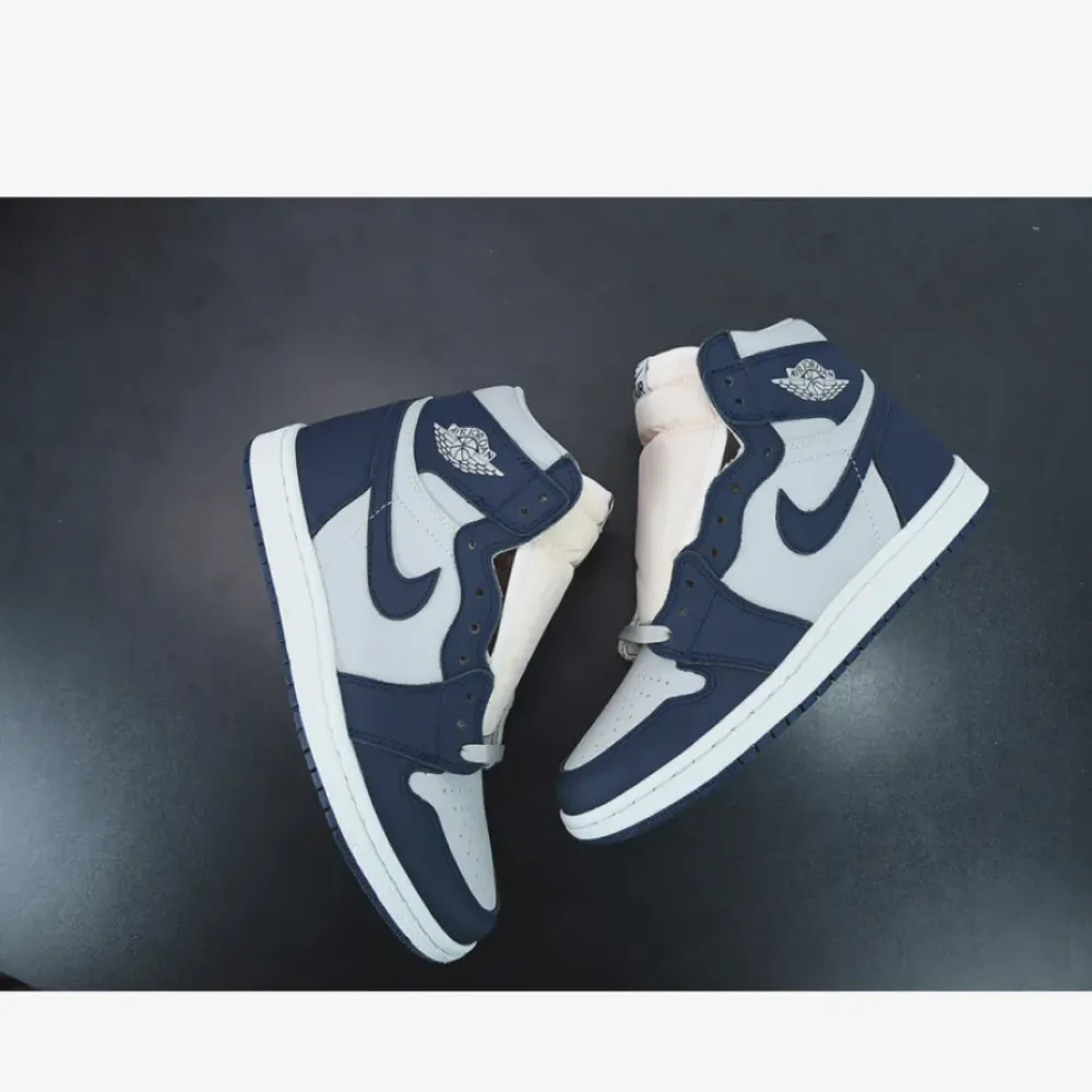 Air Jordan 1 High 85 ‘Georgetown’ College Navy/White-Tech Grey BQ4422-400