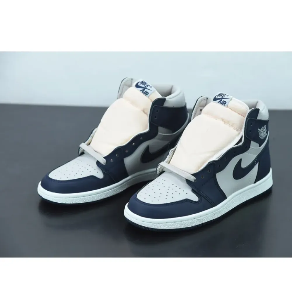 Air Jordan 1 High 85 ‘Georgetown’ College Navy/White-Tech Grey BQ4422-400