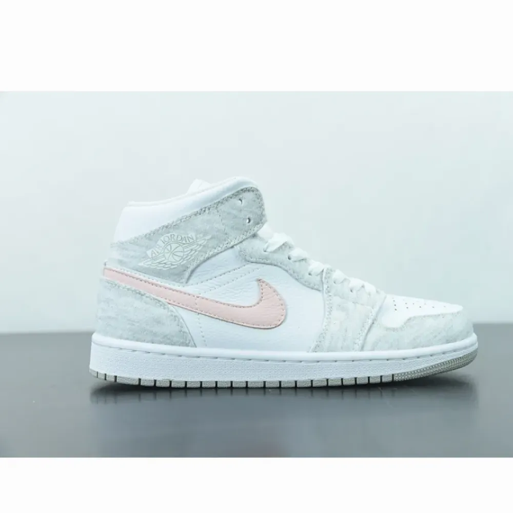 Air Jordan 1 Mid SE Light Iron Ore/Atmosphere-White