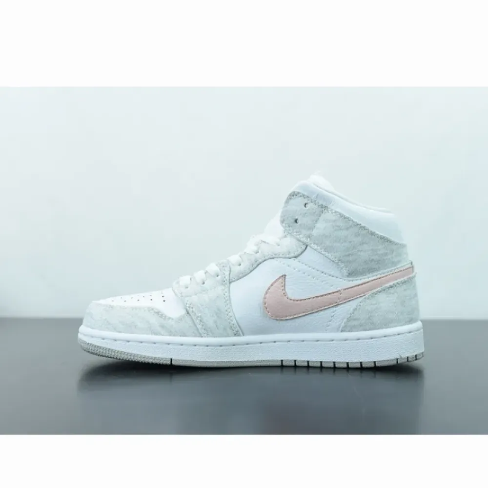 Air Jordan 1 Mid SE Light Iron Ore/Atmosphere-White
